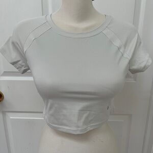 Workout top with built in bra size large